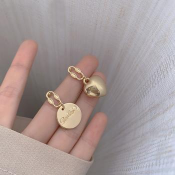 360Home Silber pin Perle luftige Vintage Ohrringe E2469 gold